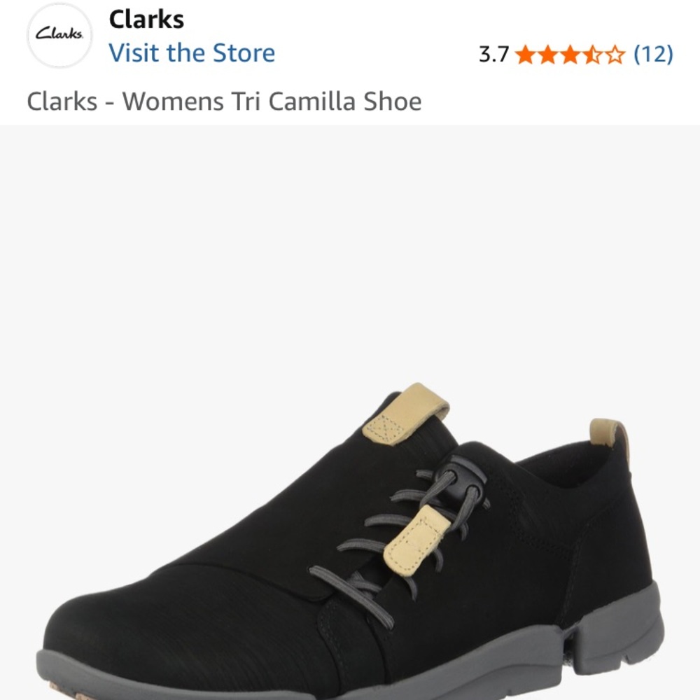 Clarks Black Women's Flats